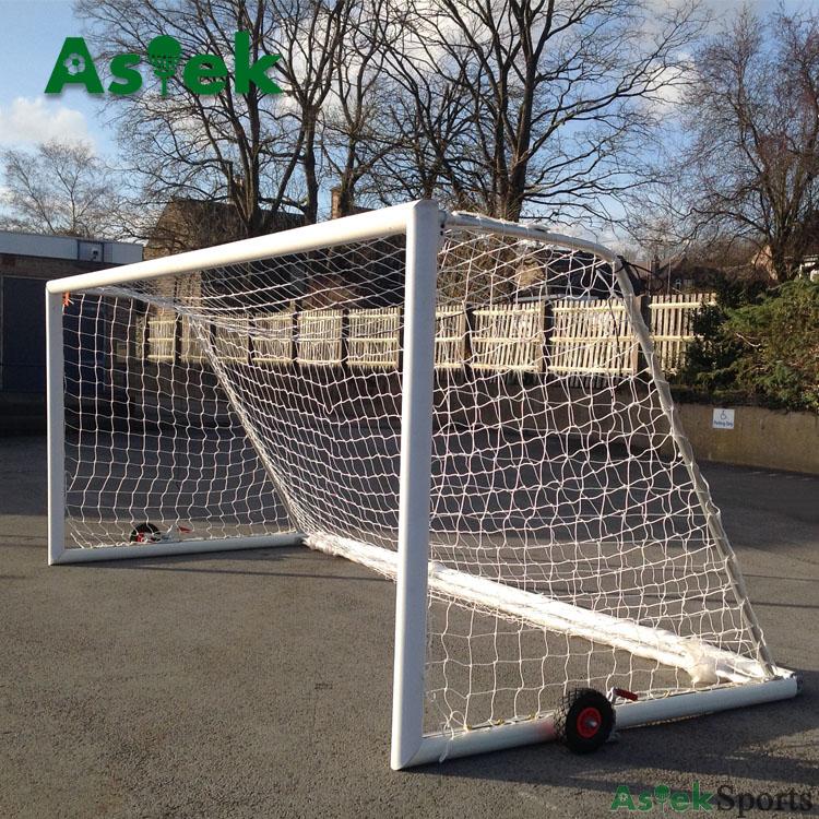 Aluminium Futbol Junior Anti-tip Safety Football Goal With Wheels